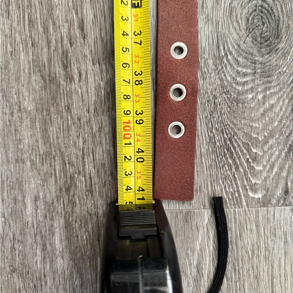 Men's Brown Leather GAP Belt - Picture 4 of 4